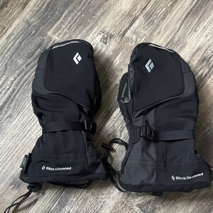 Black Diamond Men's XL Black Snow Mittens